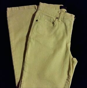 Gloria Vanderbilt Amanda Jeans Canary Yellow 4
